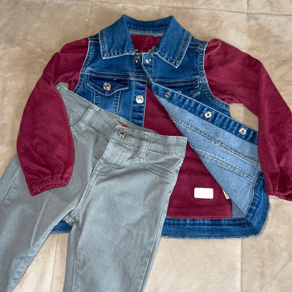 7FAMK baby girl outfit